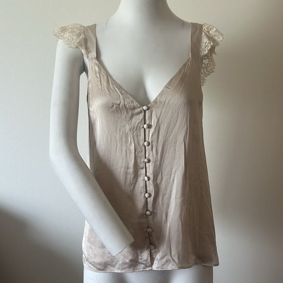 Cami NYC Silk Camisole Button down Top Size XS - Picture 4 of 12
